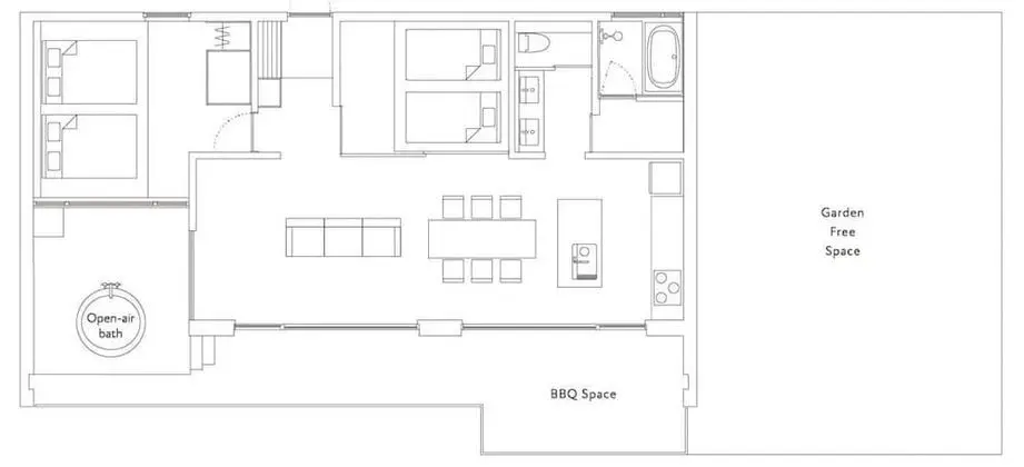 Family Villa, 2 Yatak Odası, Sigara İçilmez