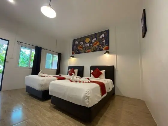 Oda, 2 Tek Kişilik Yatak, Bahçe Manzaralı