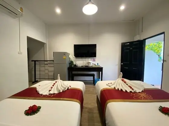 Oda, 2 Tek Kişilik Yatak, Bahçe Manzaralı