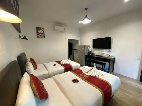 Oda, 2 Tek Kişilik Yatak, Bahçe Manzaralı