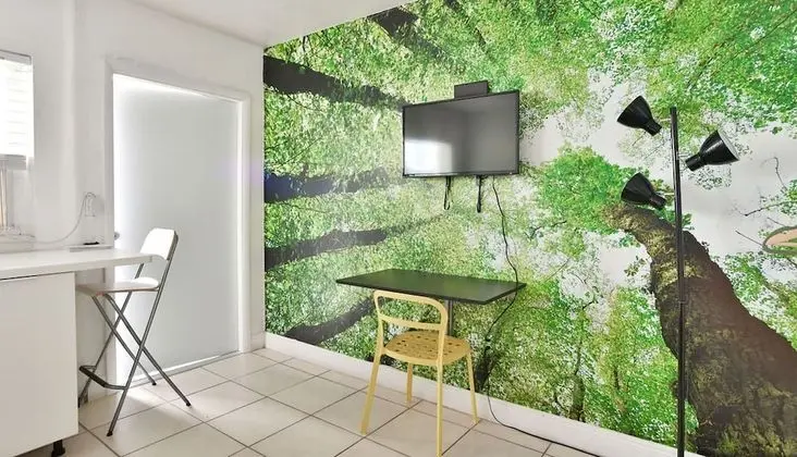 Hip Cozy Studio with One Queen Bed