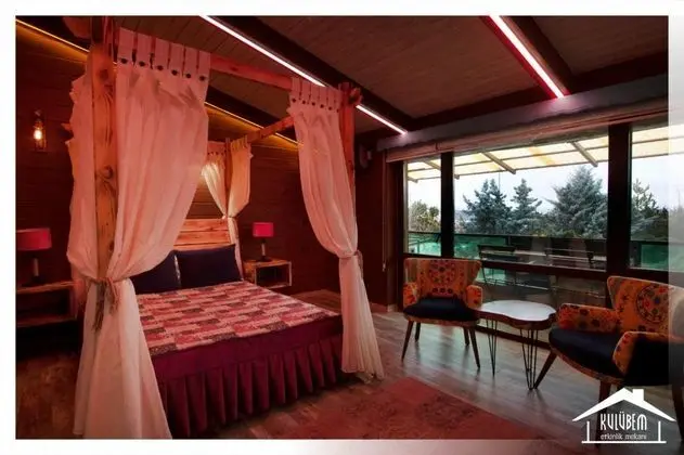 Deluxe Çift Kişilik Oda, Havuz Manzaralı, Balkonlu