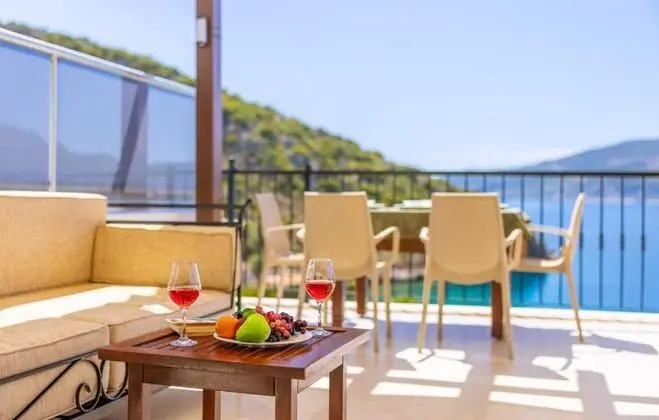 Penthouse İki Yatak Odalı, Deniz ve Dağ Manzaralı, Teraslı