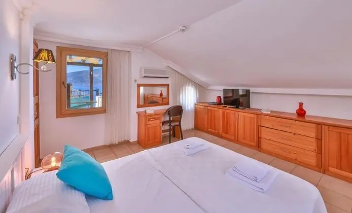 Penthouse İki Yatak Odalı, Deniz ve Dağ Manzaralı, Teraslı