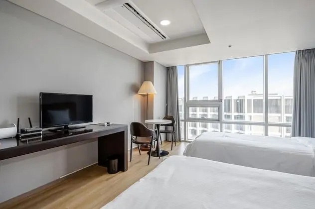 Deluxe İki Ayrı Yataklı Oda, Kısmi Deniz Manzarası