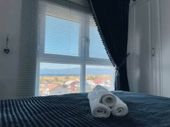 3 + 1 Daire, Deniz ve Dağ Manzaralı, Klimalı