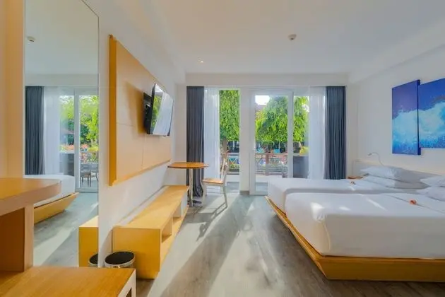 Premium Oda, 2 Tek Kişilik Yatak, Havuz Manzaralı
