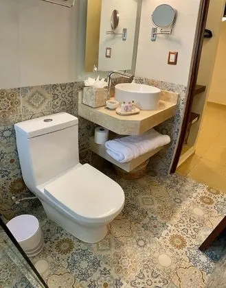 Deluxe Tek Büyük Yataklı Oda, 2 Çift Kişilik Yatak, Buzdolabı, Havuz Manzaralı
