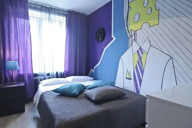 Apart Daire, 2 Yatak Odası (Bolshaya Gruzinskaya str., 62)
