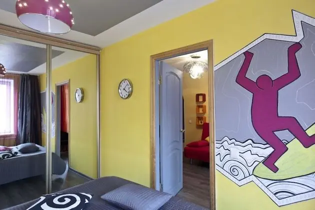 Apart Daire, 2 Yatak Odası (Bolshaya Gruzinskaya str., 62)