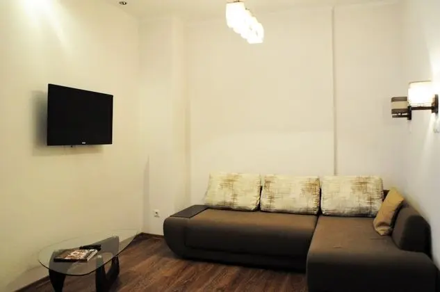 City Apart Daire, 1 Büyük (Queen) Boy Yatak ve Çekyat, Sigara İçilmez (118 Zhylyanska street)