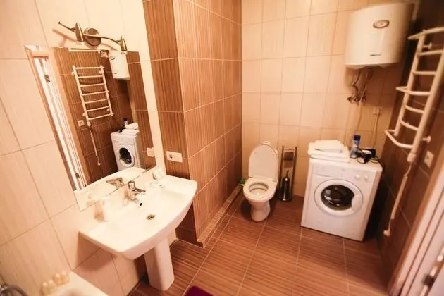 City Apart Daire, 1 Büyük (Queen) Boy Yatak ve Çekyat, Sigara İçilmez (118 Zhylyanska street)