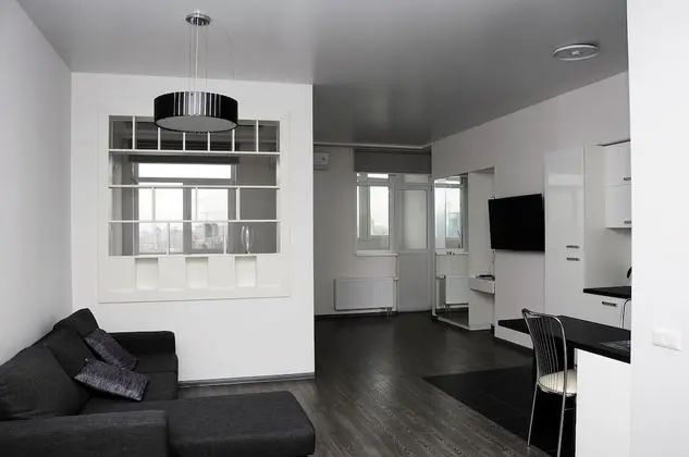 Comfort Apart Daire, 1 Büyük (Queen) Boy Yatak ve Çekyat, Sigara İçilmez (118 Zhylyanska street)