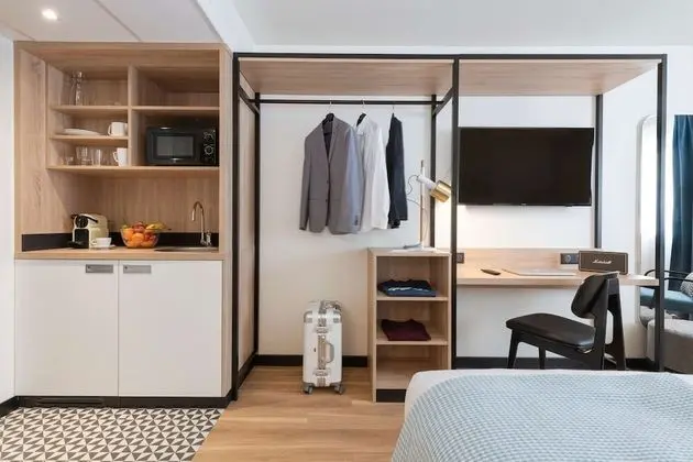 Standard Oda, 2 Tek Kişilik Yatak, Küvet (Kitchenette)
