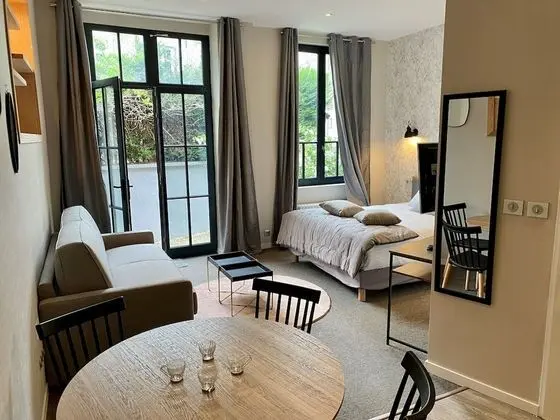 Superior Stüdyo, Banyolu/Duşlu, Bahçe Manzaralı (Studio plain pied)