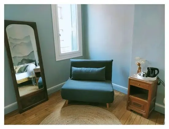 Comfort Üç Kişilik Oda, Banyolu/Duşlu, Dağ Manzaralı (La chambre le Canigou)