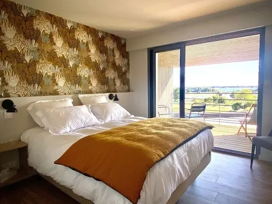 Superior Tek Büyük Yataklı Oda, Banyolu/Duşlu, Deniz Manzaralı (3 - Chambre Illur)