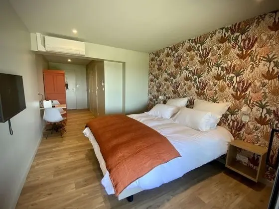 Tek Büyük Yataklı Oda, Banyolu/Duşlu, Deniz Manzaralı (1 - Chambre Berder)