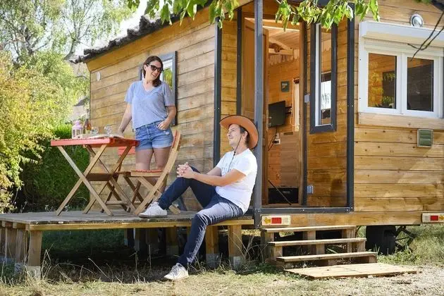 Kulübe, Banyolu/Duşlu, Nehir Manzaralı (Mini Chalet)