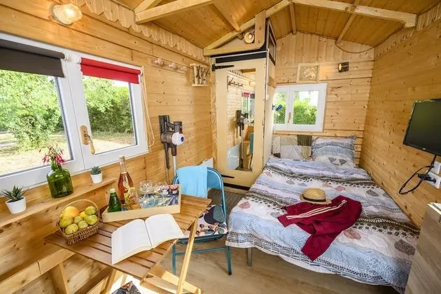 Kulübe, Banyolu/Duşlu, Nehir Manzaralı (Mini Chalet)