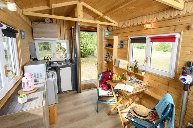 Kulübe, Banyolu/Duşlu, Nehir Manzaralı (Mini Chalet)