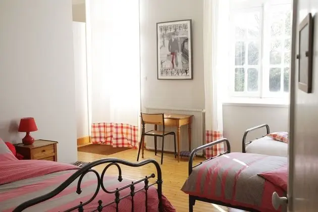 Family Dört Kişilik Oda, Birden Çok Yatak, Bahçe Manzaralı (La Marelle)