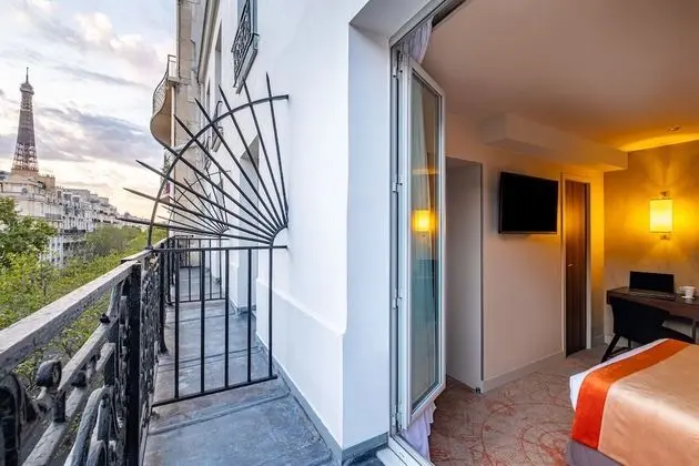 Chambre Classique Vue Tour Eiffel
