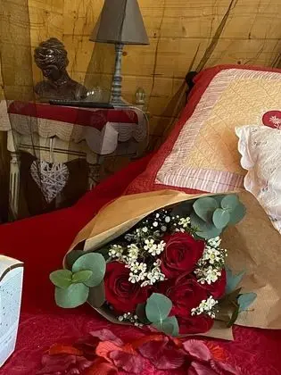 Romantic Kulübe, 1 Yatak Odası, Bahçe Manzaralı