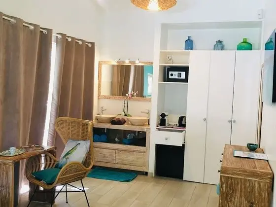 Tek Büyük Yataklı Oda, Özel Banyo, Deniz Manzaralı (BADAMIER)