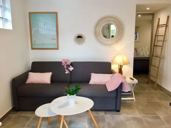 Apart Daire, Banyolu/Duşlu, Bahçe Manzaralı (La Garoupe)