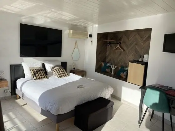 Tek Büyük Yataklı Oda, Balkon (Palmiers)