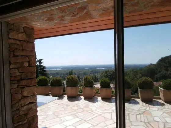 Tek Büyük Yataklı Oda, Teras (Cedres)