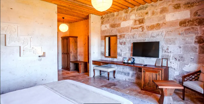 Stone Deluxe Room, Vadi Manzaralı, Balkonlu veya Fransız Balkonlu