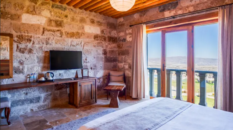 Stone Deluxe Room, Vadi Manzaralı, Balkonlu veya Fransız Balkonlu