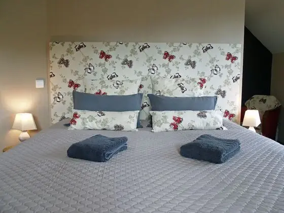 Tek Büyük Yataklı Oda, Özel Banyo, Bahçe Manzaralı (Vache, baignoire, étage)