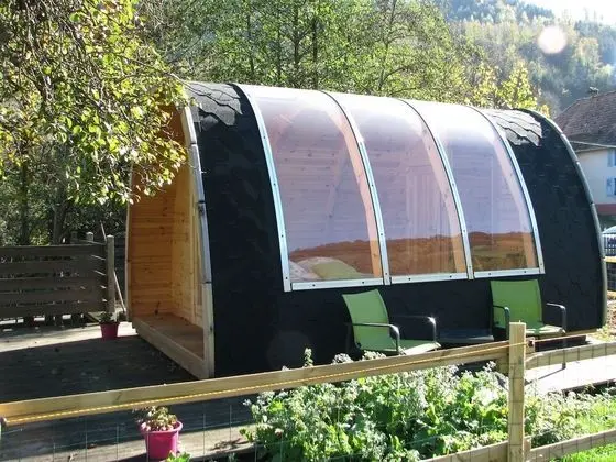 Kulübe, 1 Yatak Odası, Dağ Manzaralı (Bull’O pod)