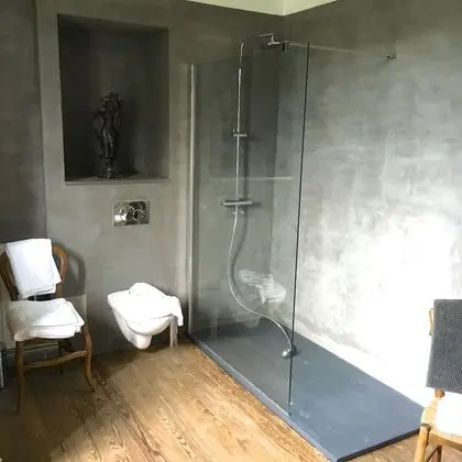 Romantic Tek Büyük Yataklı Oda, Özel Banyo, Bahçe Manzaralı (La Chambre d'Adrienne)