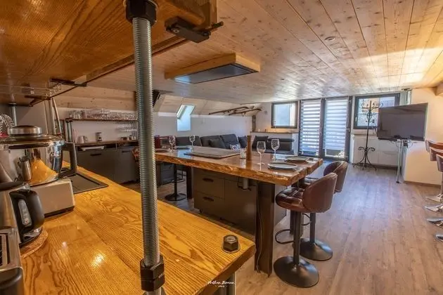 Superior Çatı Katı (Loft), Banyolu/Duşlu, Dağ Manzaralı (La grange 3)