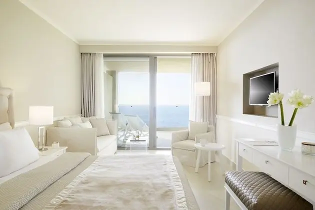 Deluxe Tek Büyük Yataklı Oda, Balkon, Deniz Manzaralı