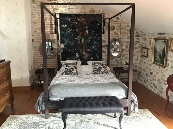 Tek Büyük Yataklı Oda, Banyolu/Duşlu (Aux Oiseaux)