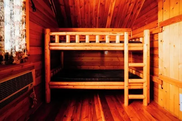 Two-Room Rustic Cabin - Yellow