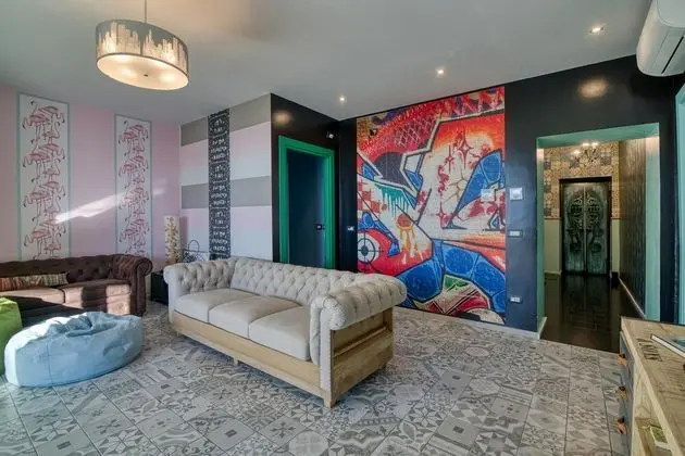 Family Ev, Birden Çok Yatak, Bahçeli (La Lincolnia 800mt from sea)