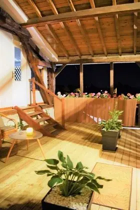 Deluxe Tek Büyük Yataklı Oda, Sıcak Su Havuzu (L'Attrape-Rêve)