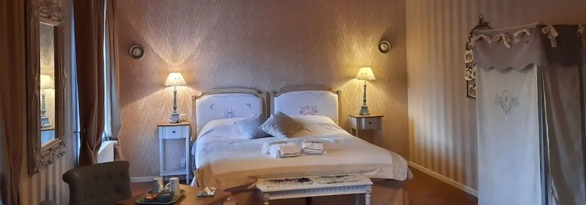 Luxury Tek Büyük veya İki Ayrı Yataklı Oda, Özel Banyo, Bahçe Manzaralı (FIL DE SOIE)