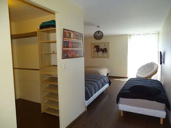 Grande Chambre Familiale avec vue sur Jardin