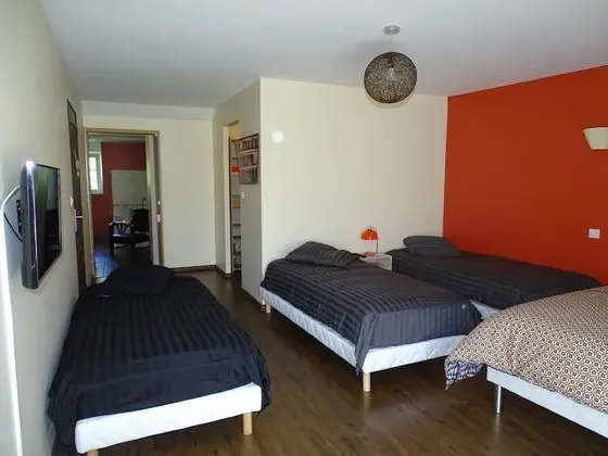 Grande Chambre Familiale avec vue sur Jardin