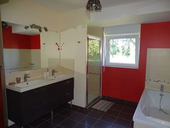 Grande Chambre Familiale avec vue sur Jardin