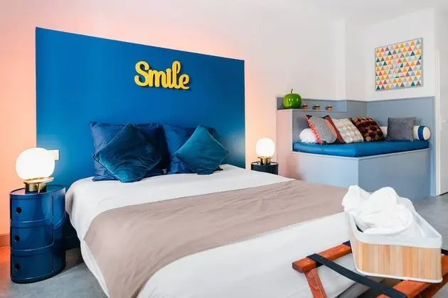 Deluxe Tek Büyük Yataklı Oda, Banyolu/Duşlu, Bahçe Manzaralı (VINTAGE - 1er Etage)