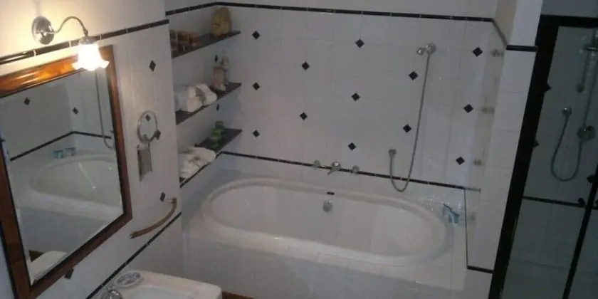 Deluxe Tek Büyük Yataklı Oda, Küvet, Bahçe Manzaralı