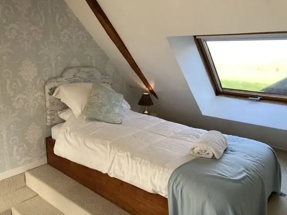 İki Ayrı Yataklı Oda, Banyolu/Duşlu, Bahçe Manzaralı (Le Grenier)